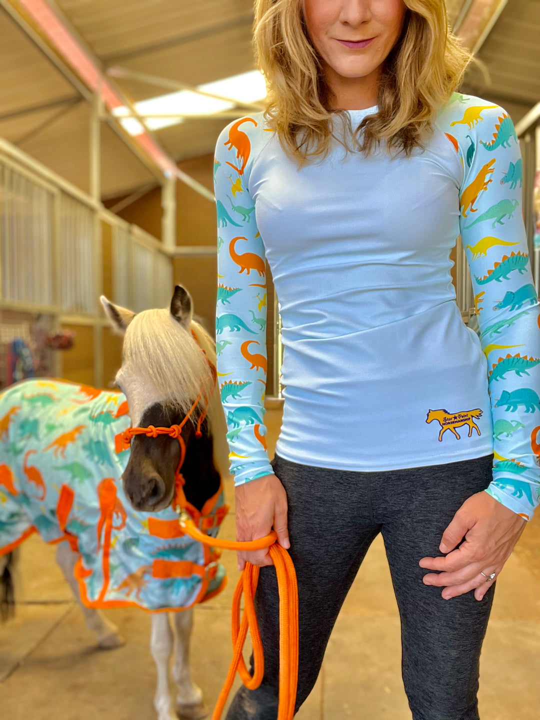 Women's Dinosaur Sun Shirt - Star Point Horsemanship