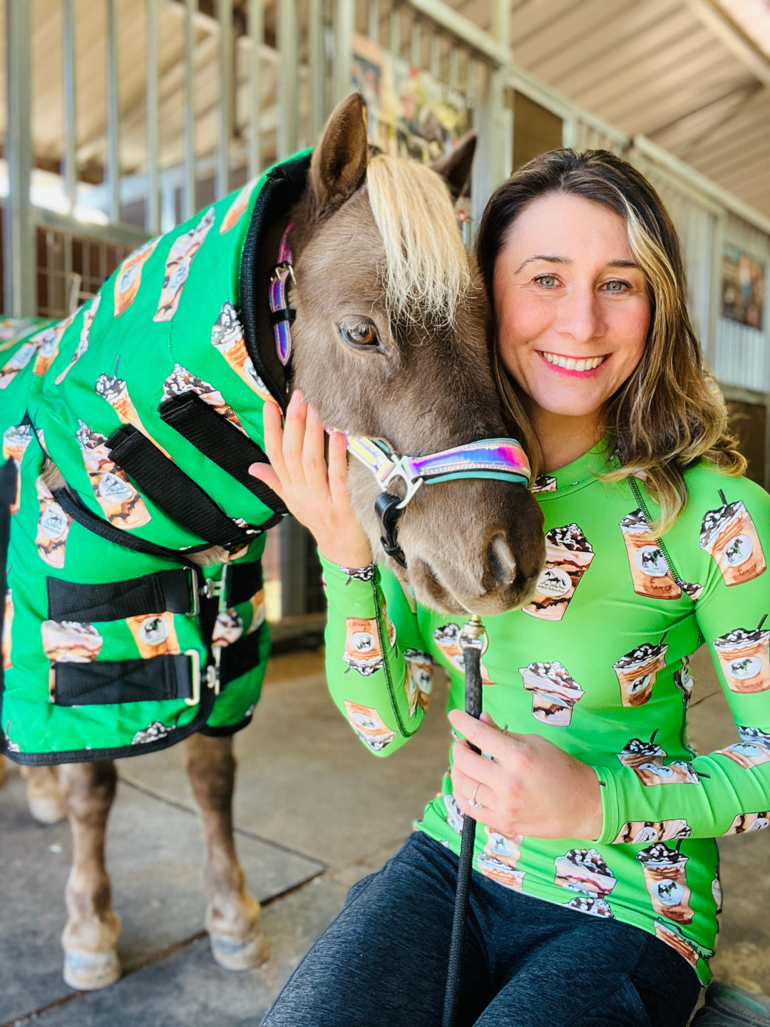 Women's Mini Mocha Pony Long Sleeve - Star Point Horsemanship