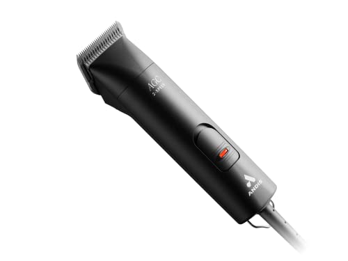 Andis 24675 UltraEdge 2-Speed Detachable Blade Clipper – Runs Cool & Quiet, Designed with Two-Speed Rotary Motor & Shatter-Proof Housing - For All Coats & Breeds - 120 Volts, Black