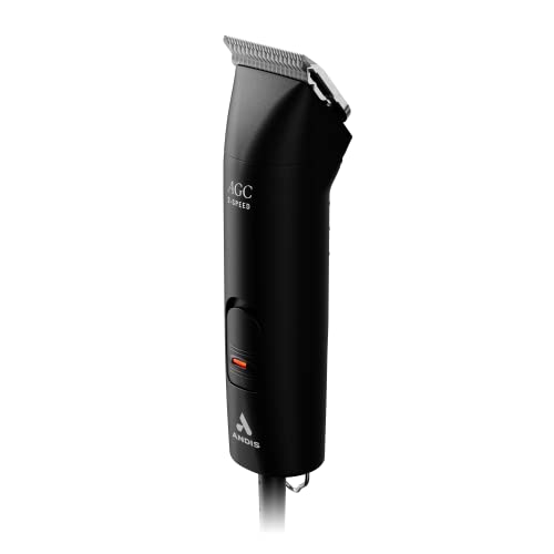 Andis 24675 UltraEdge 2-Speed Detachable Blade Clipper – Runs Cool & Quiet, Designed with Two-Speed Rotary Motor & Shatter-Proof Housing - For All Coats & Breeds - 120 Volts, Black