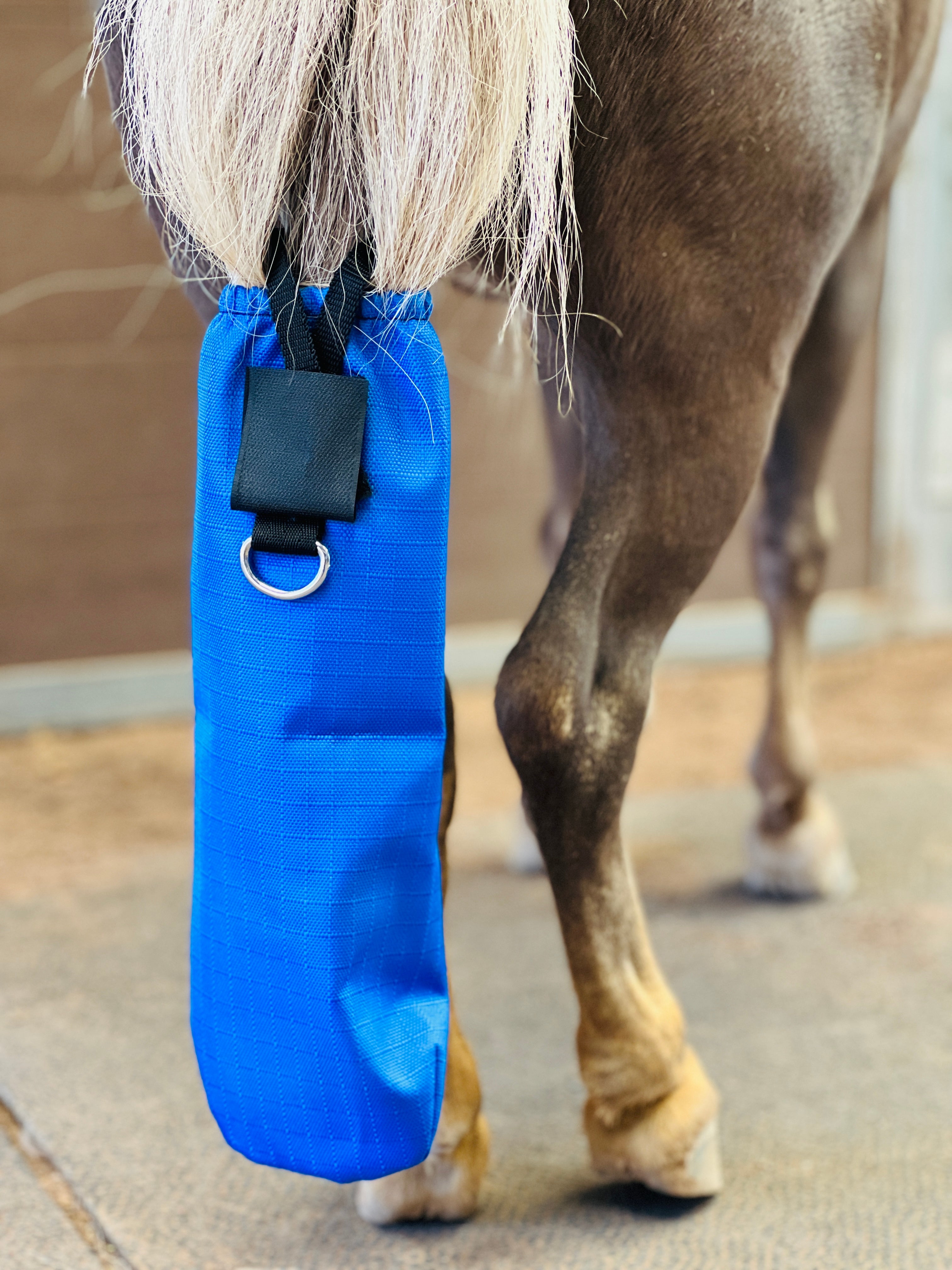 Miniature Horse Pony 600 D Ripstop Tail Bag Mini Pony Teal