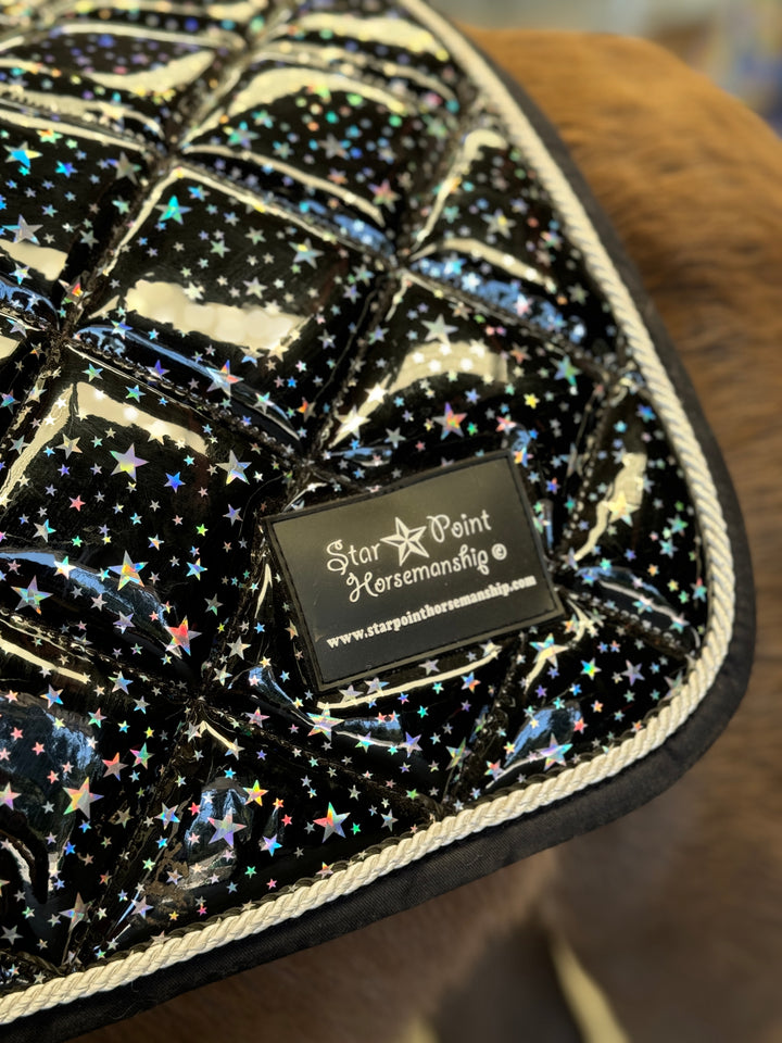 Holographic English Saddle Pads