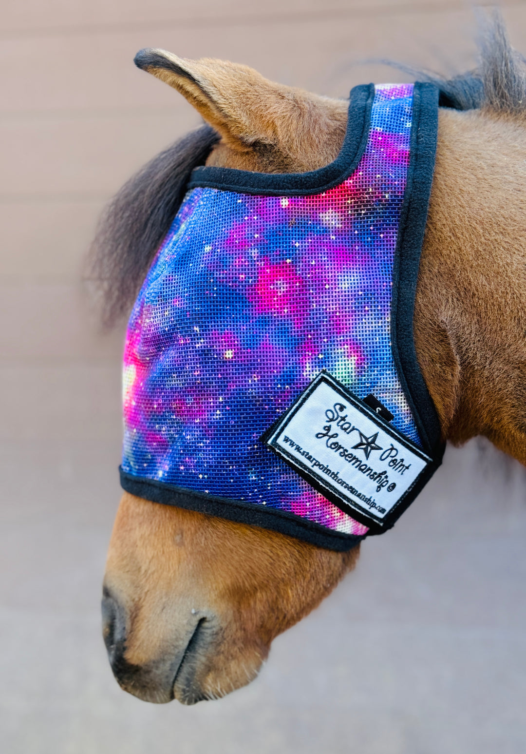 Galaxy UV No Ear Fly Mask - Mini to Horse Size