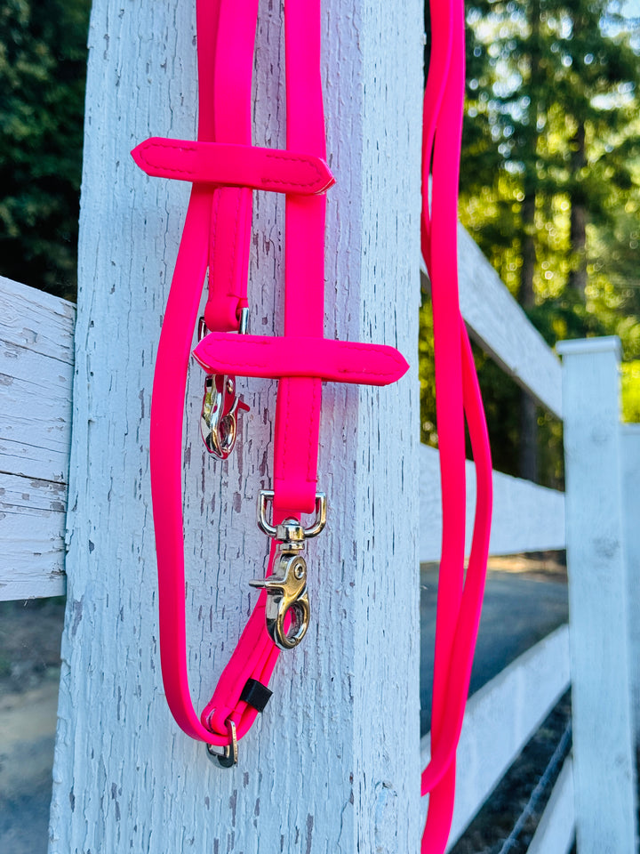 Miniature Horse-Pony Biothane Driving Reins 24'
