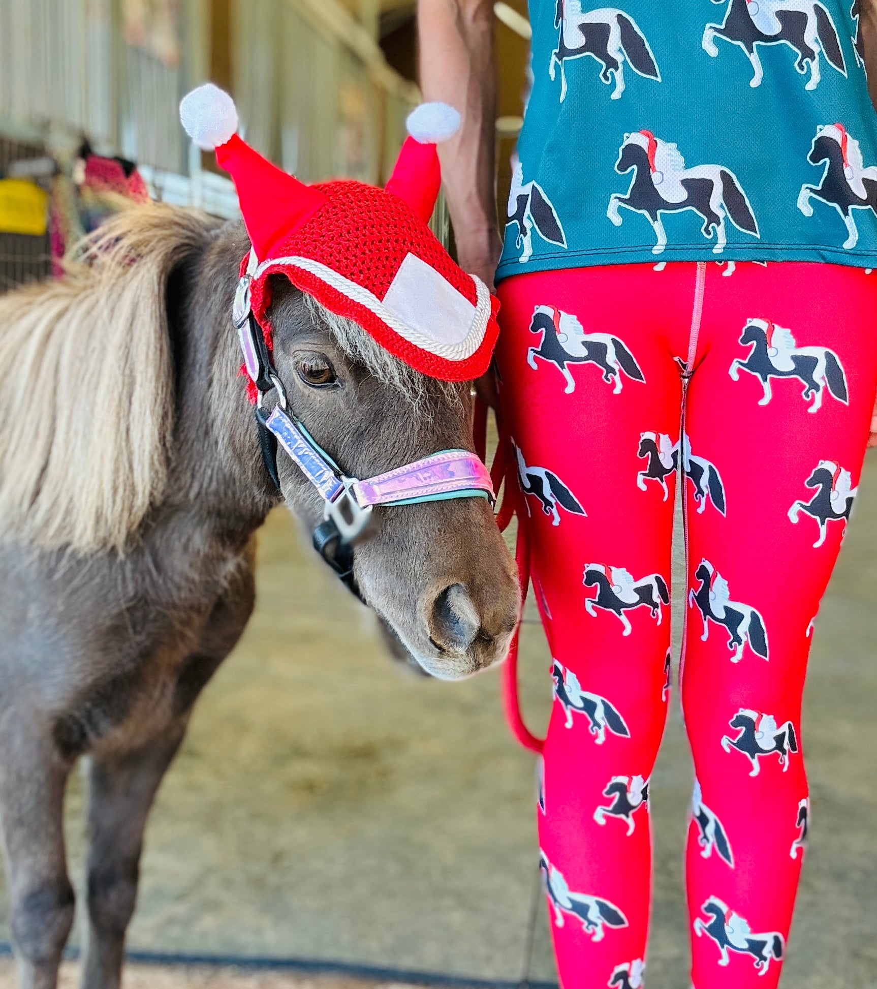 Christmas legging, store Red