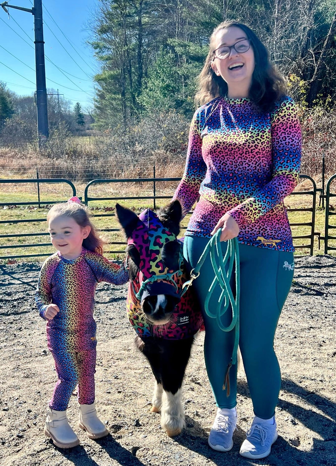 Rainbow Cheetah Girls Long Sleeve Sun Shirt