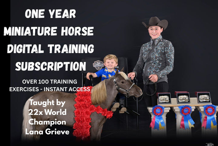 ONE YEAR Miniature Horse Digital Subscription Training Package