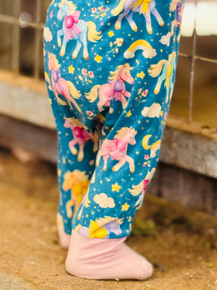 Ribbon Ponies Bamboo Baby Romper - Sample Drop 3-18 mos