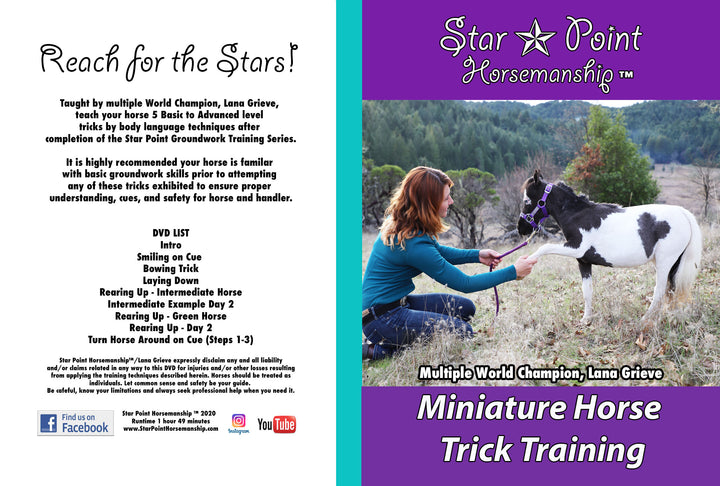 3 MONTH Miniature Horse Digital Subscription Training Package