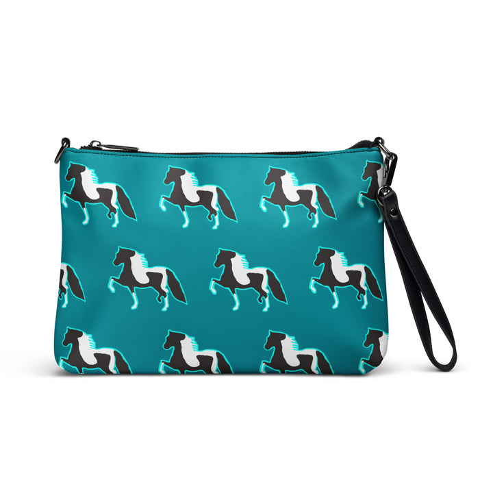 Teal Pinto Pony Women's Crossbody Bag