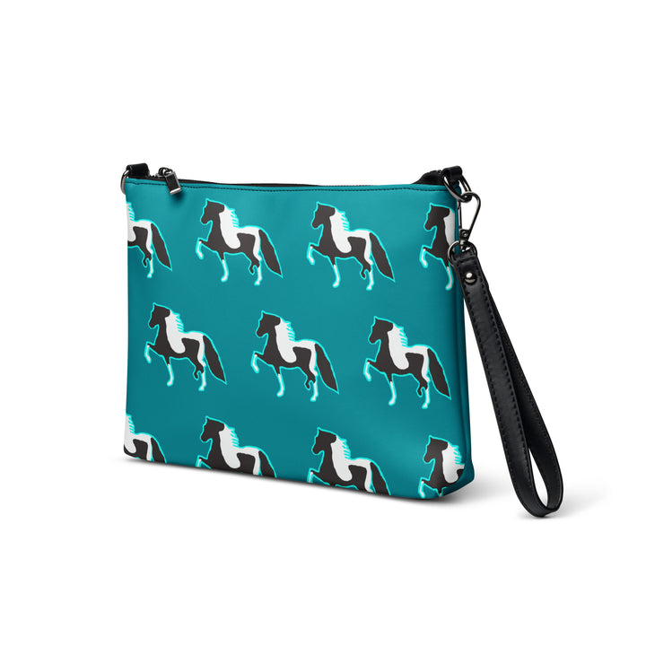 Teal Pinto Pony Women's Crossbody Bag