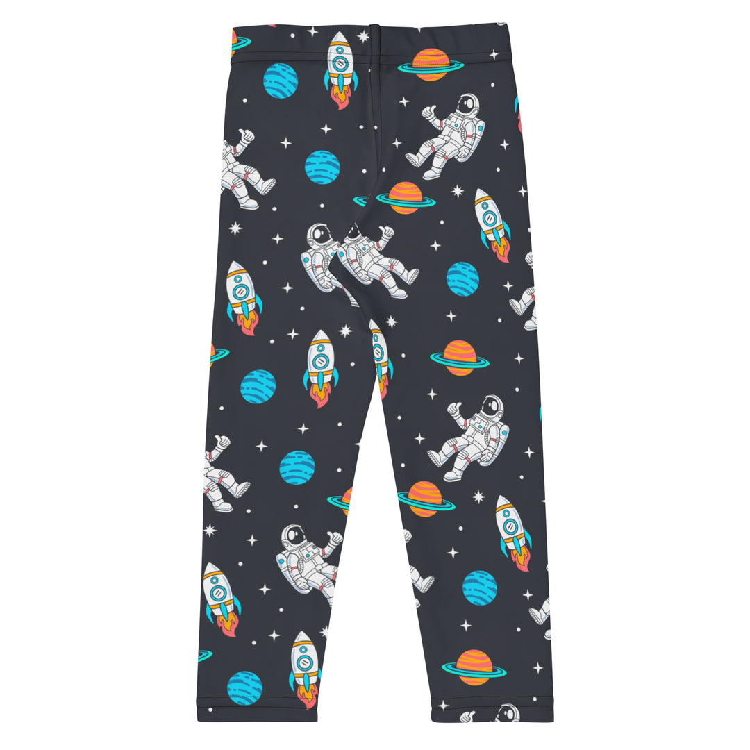 Cool Astronaut Space Kid's Leggings Back