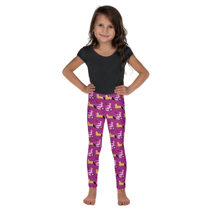 Pink Buckskin Driving Pony Girl's Leggings 2T-7