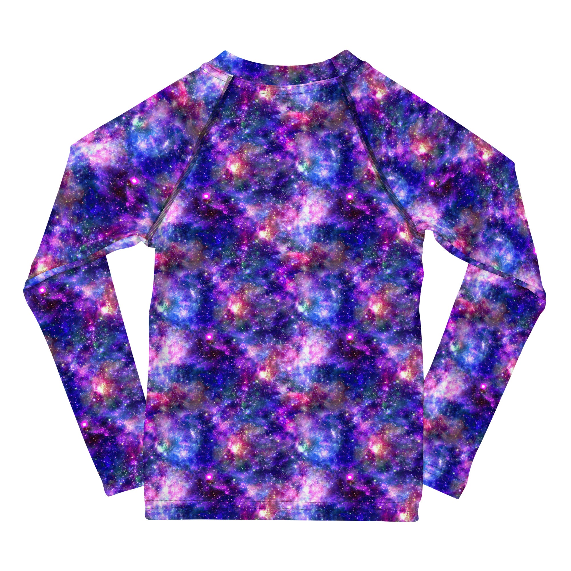 Purple Galaxy Youth Unisex Long Sleeve Sun Shirt 2T-7