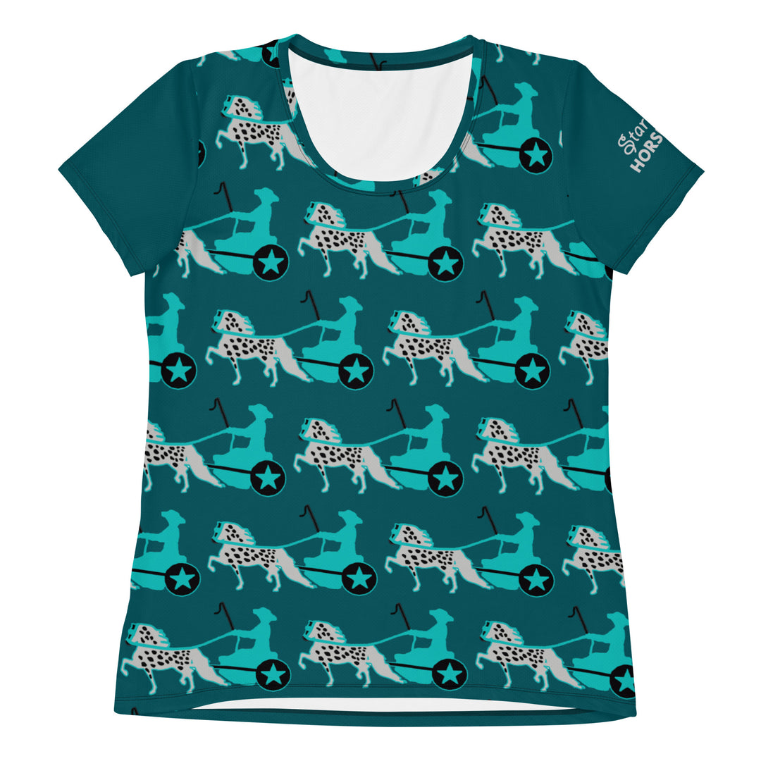 Dark Teal Appaloosa Driving Pony Women's Shirt