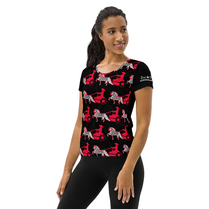 Black & Red Appaloosa Pony Women's UV Sun Shirt