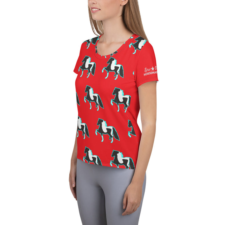 Red Pinto Pony Women's UV Sun Shirt