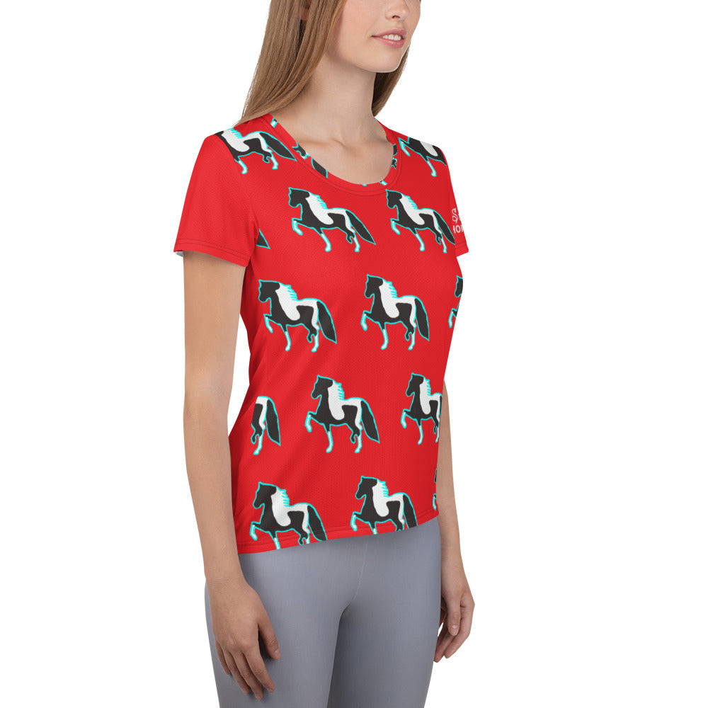 Red Pinto Pony Women's UV Sun Shirt