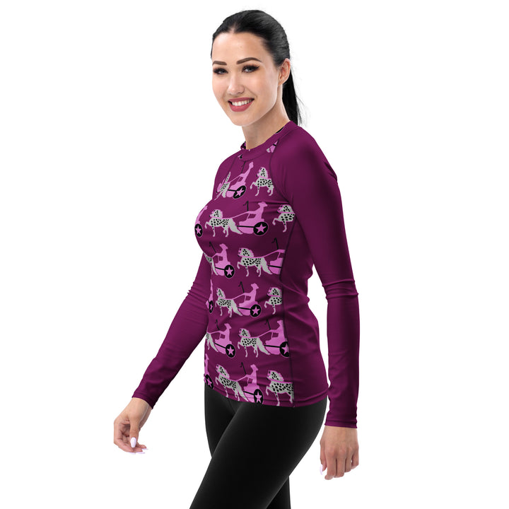 Raspberry Appaloosa Pony Women's UV Long Sleeve Sun Shirt