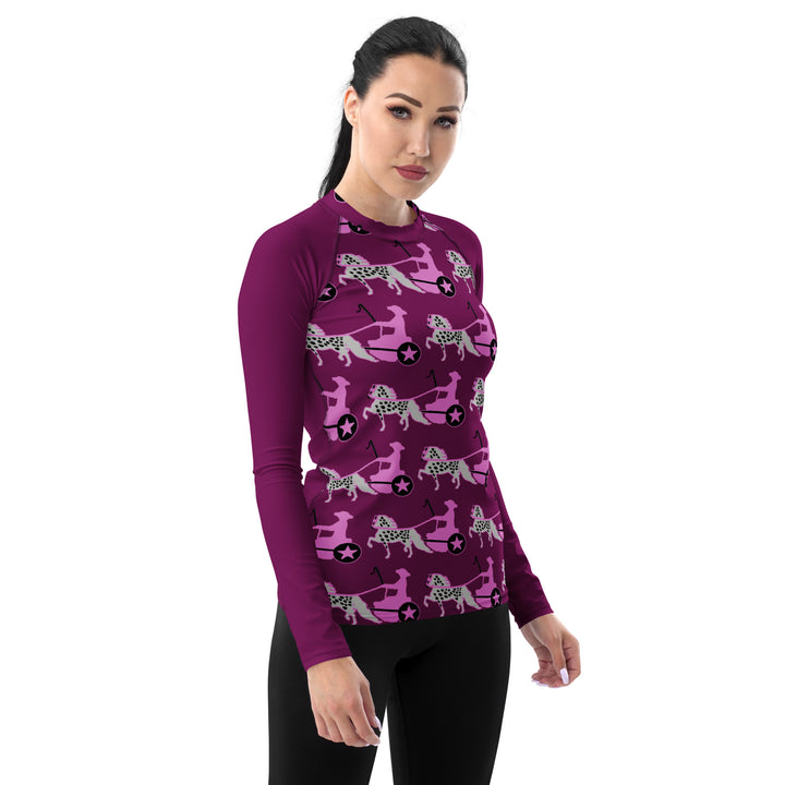 Raspberry Appaloosa Pony Women's UV Long Sleeve Sun Shirt