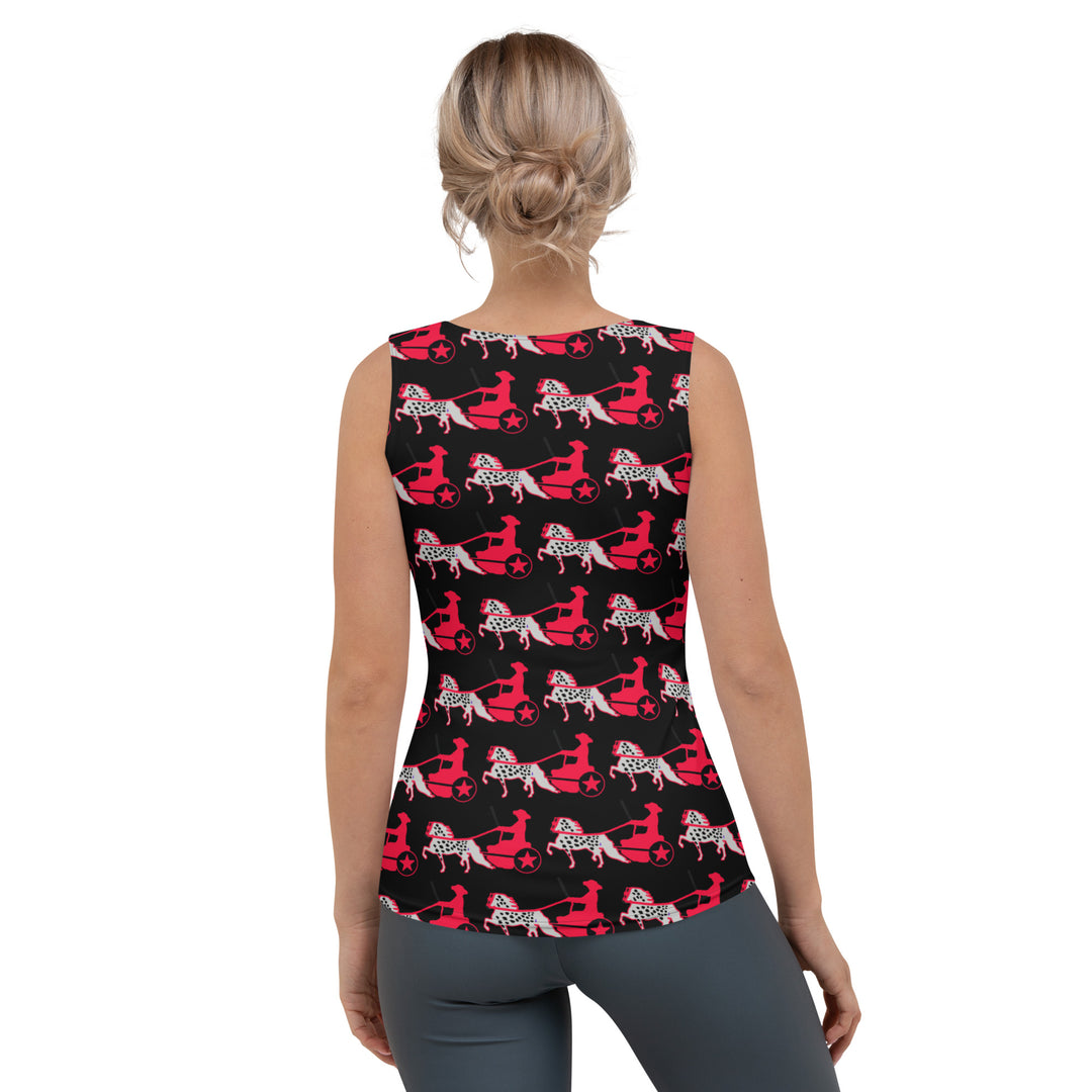 Black & Red Appaloosa Pony Women's Sport Tank Top