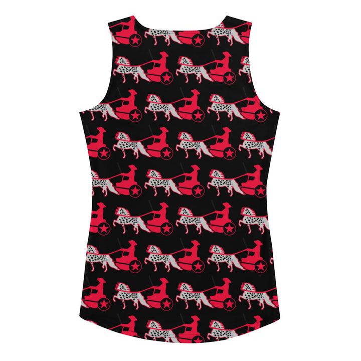 Women's Red & Black Appaloosa Driving Pony Tank Top