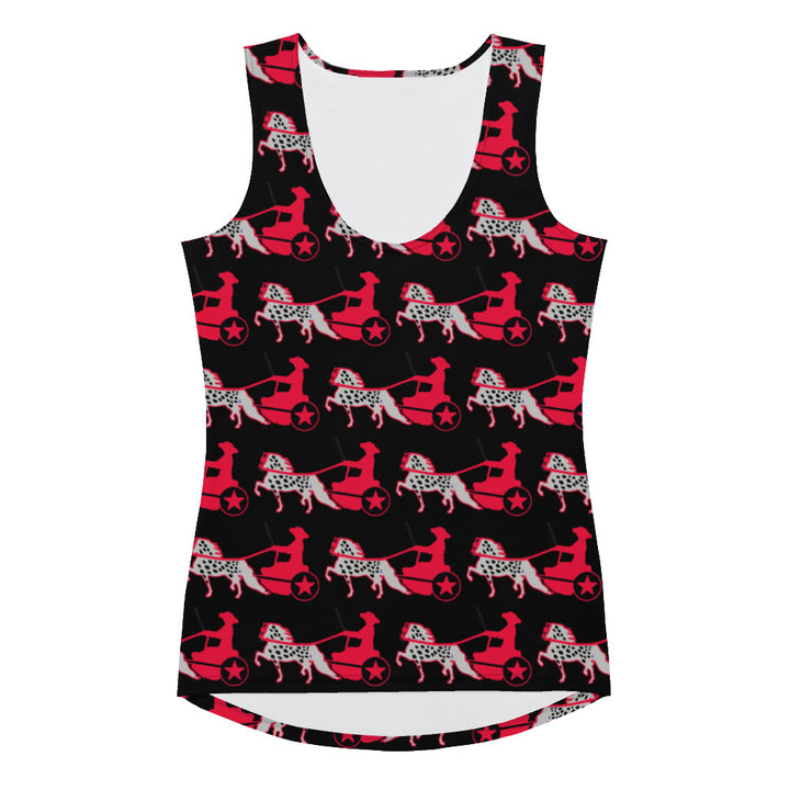 Women's Red & Black Appaloosa Driving Pony Tank Top