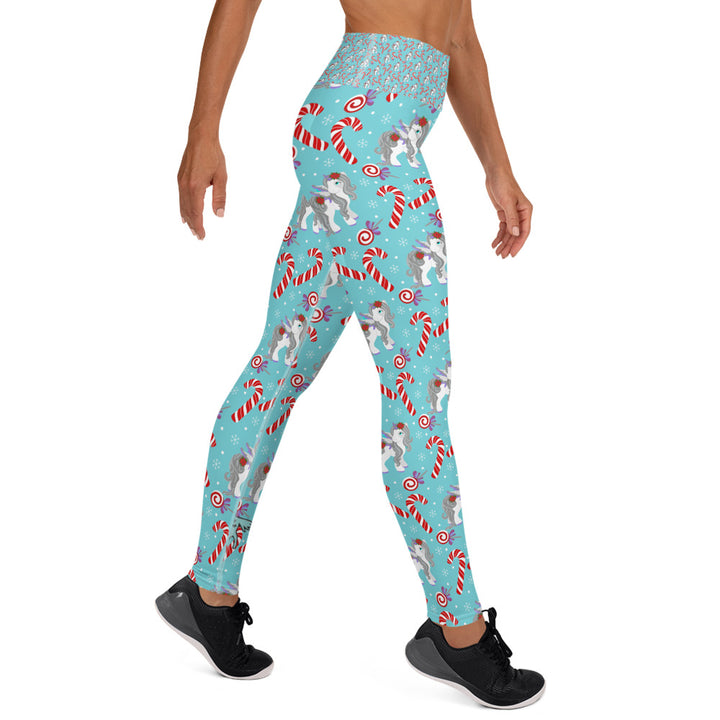 Candy Cane Pony Women's Yoga Leggings - Star Point Horsemanship