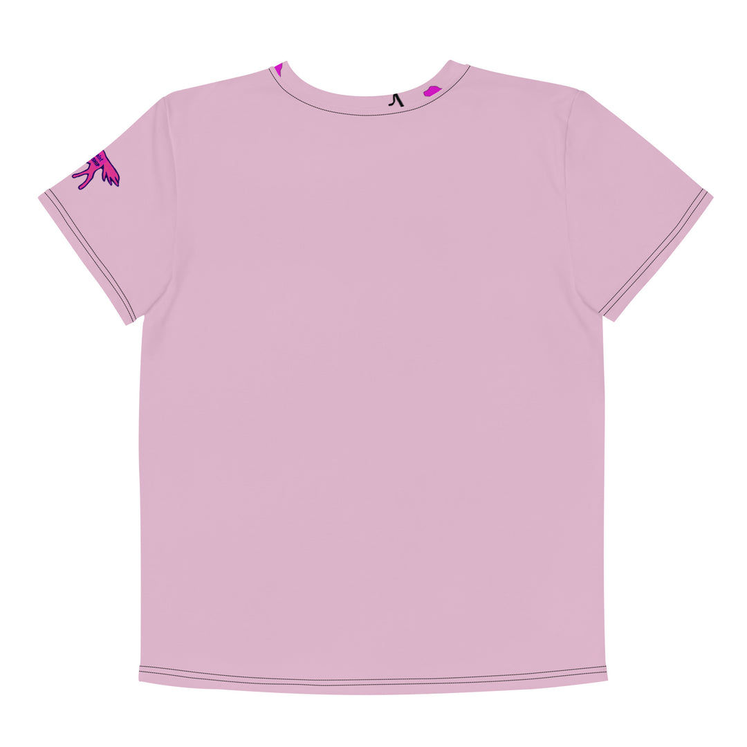 Pink Buckskin Driving Pony Girl's T-Shirt 8-16