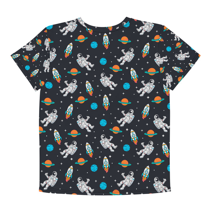 Cool Astronaut Space Kid's T-Shirt Back