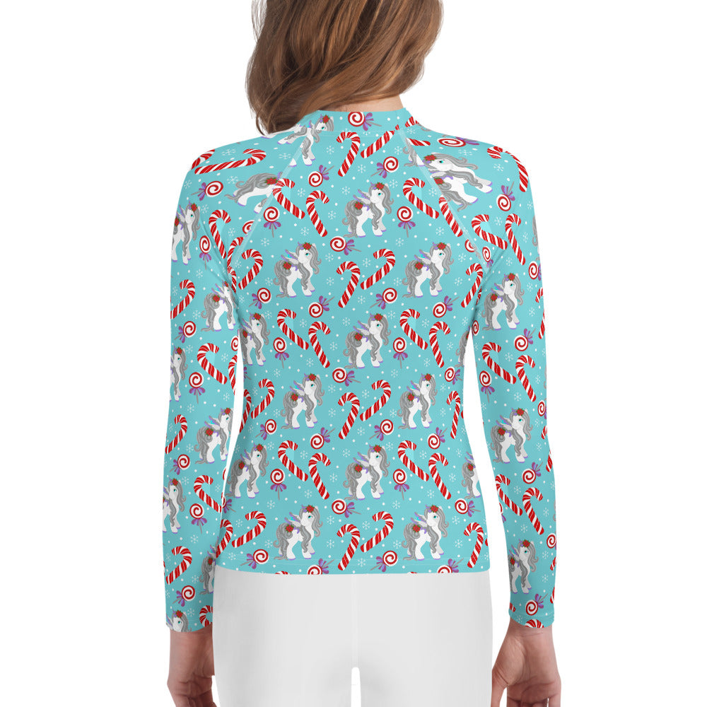 Candy Cane Pony Youth Long Sleeve 8-16 - Star Point Horsemanship