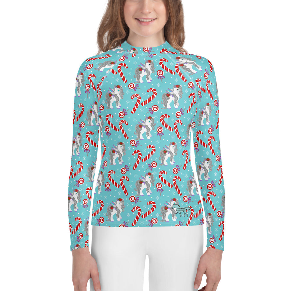 Candy Cane Pony Youth Long Sleeve 8-16 - Star Point Horsemanship