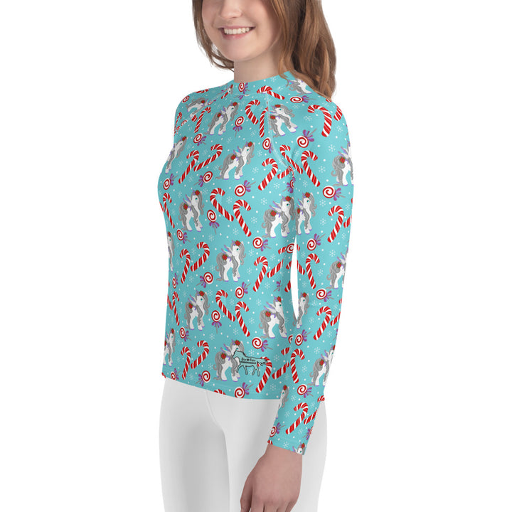 Candy Cane Pony Youth Long Sleeve 8-16 - Star Point Horsemanship