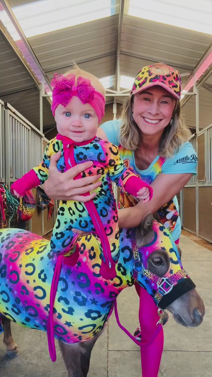 Rainbow Rodeo ™️ Bamboo Baby Romper - Sample Drop 3-18 mos