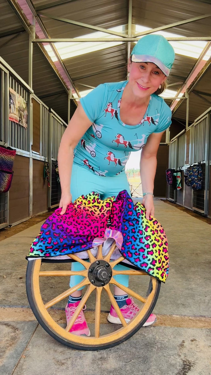 Miniature Horse Cart Ripstop Wheel Covers (Set of 2)