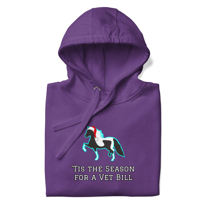 'Tis the Season Vet Bill Christmas Pony Hoodie