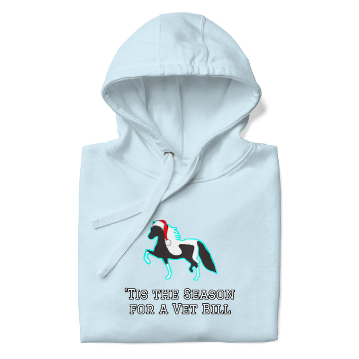 'Tis the Season Vet Bill Christmas Pony Hoodie