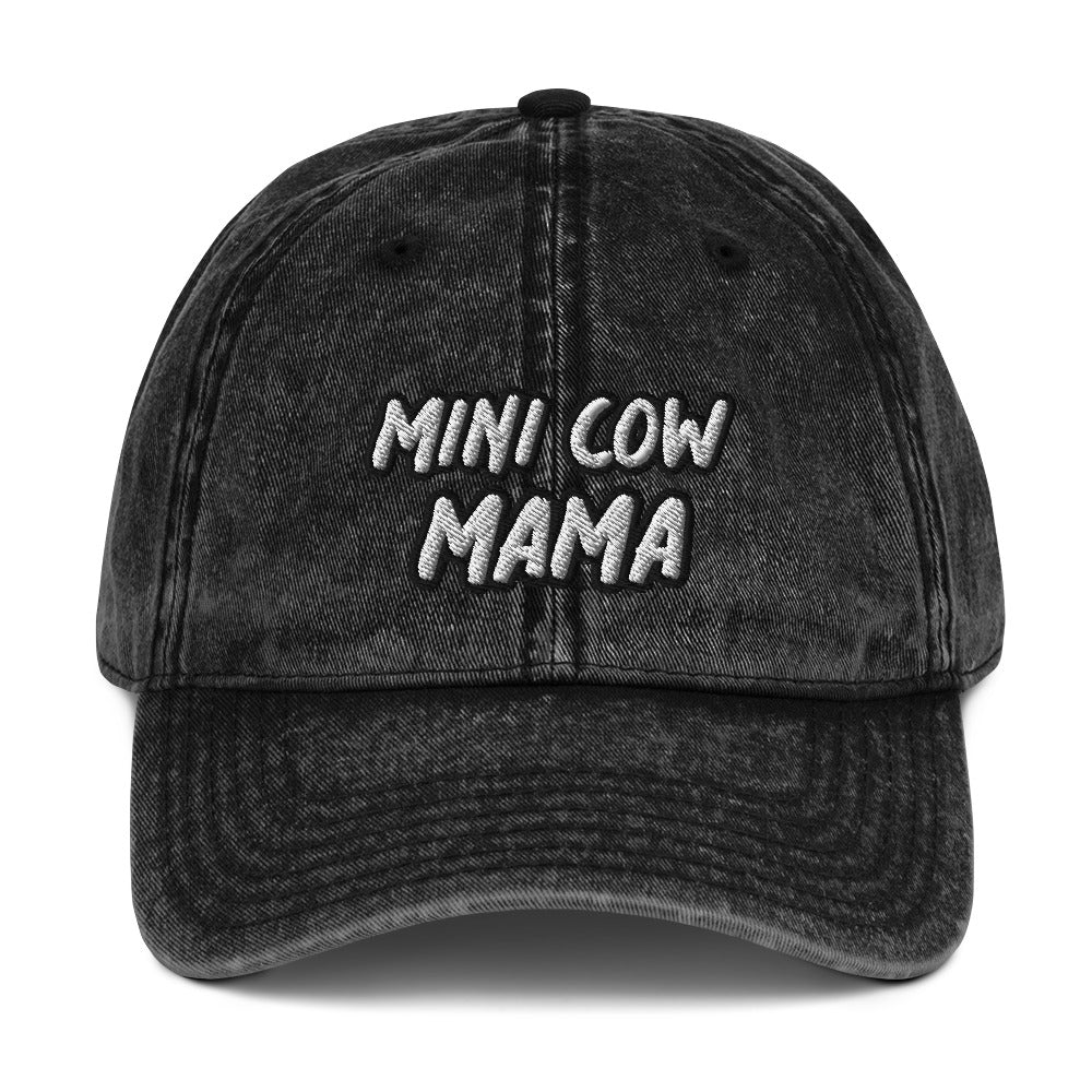 Mini Cow Mama Vintage Cotton Twill Cap - Star Point Horsemanship