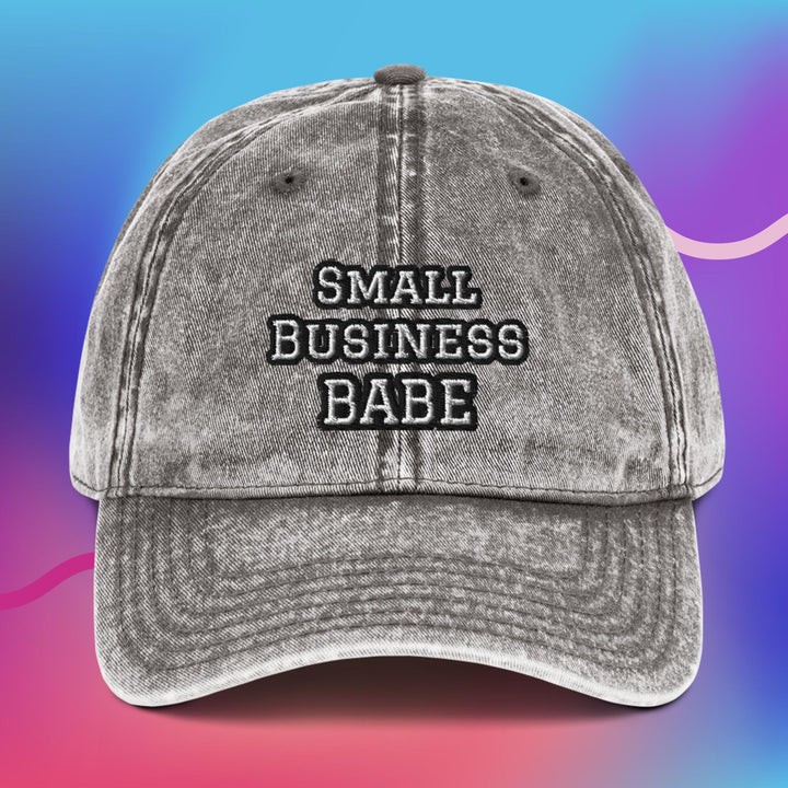 Small Business Babe Vintage Cotton Twill Cap - Star Point Horsemanship