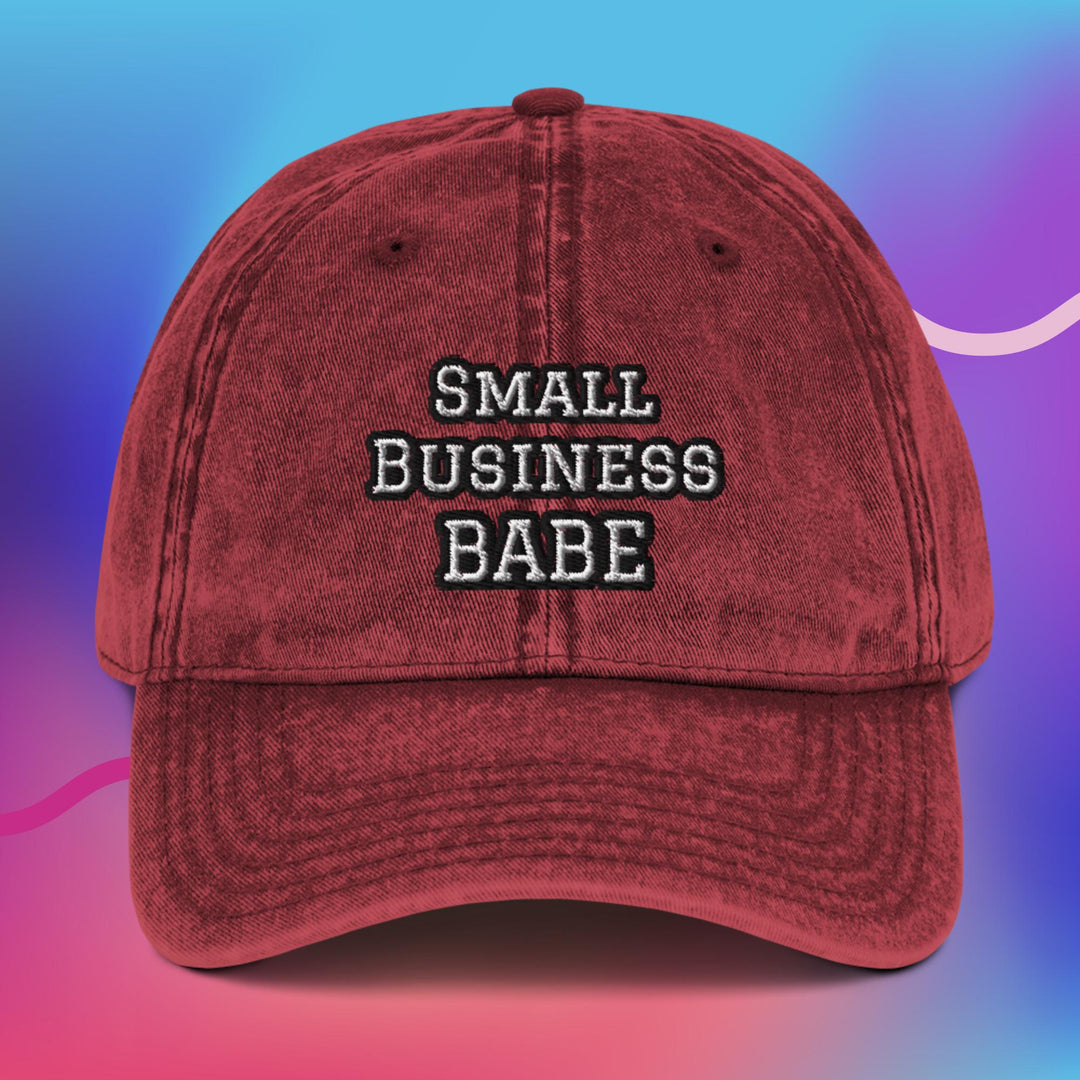 Small Business Babe Vintage Cotton Twill Cap - Star Point Horsemanship