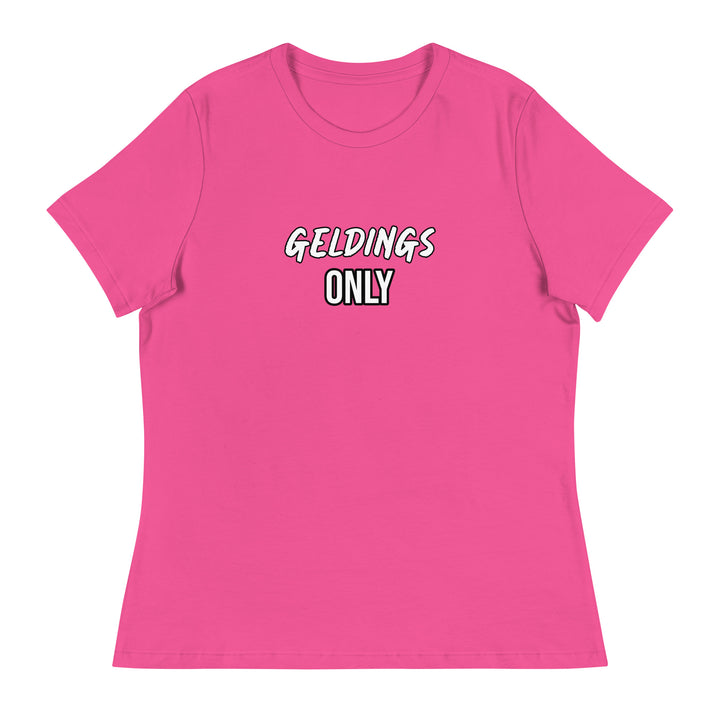 Geldings Only Women's Relaxed T-Shirt - Star Point Horsemanship