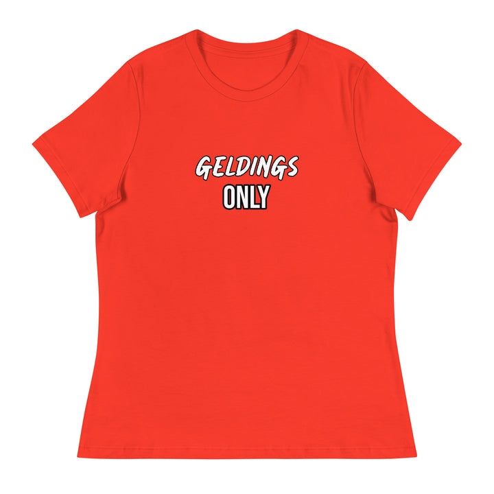 Geldings Only Women's Relaxed T-Shirt - Star Point Horsemanship