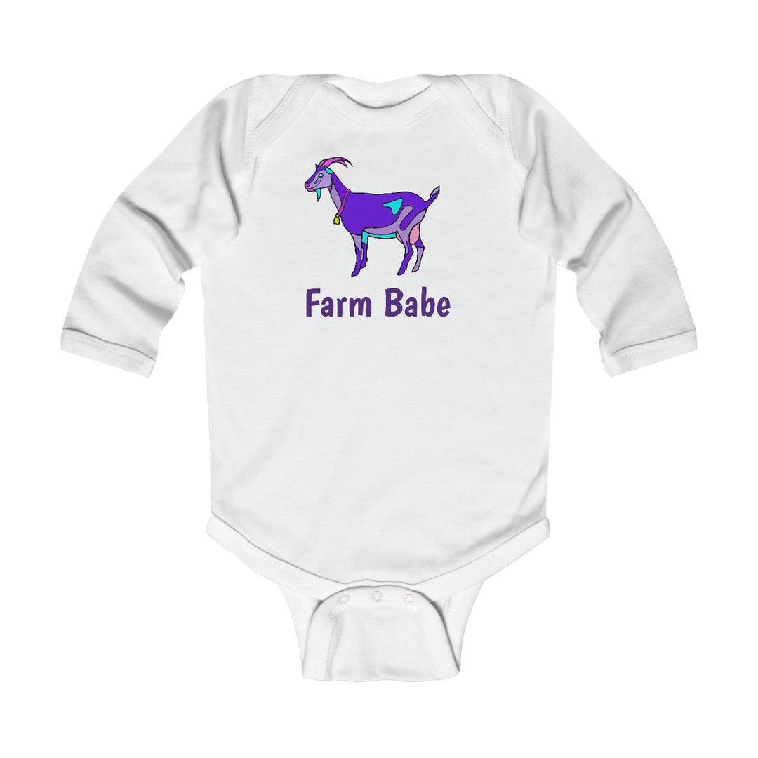 Farm Babe Goat Baby Bodysuit - Star Point Horsemanship
