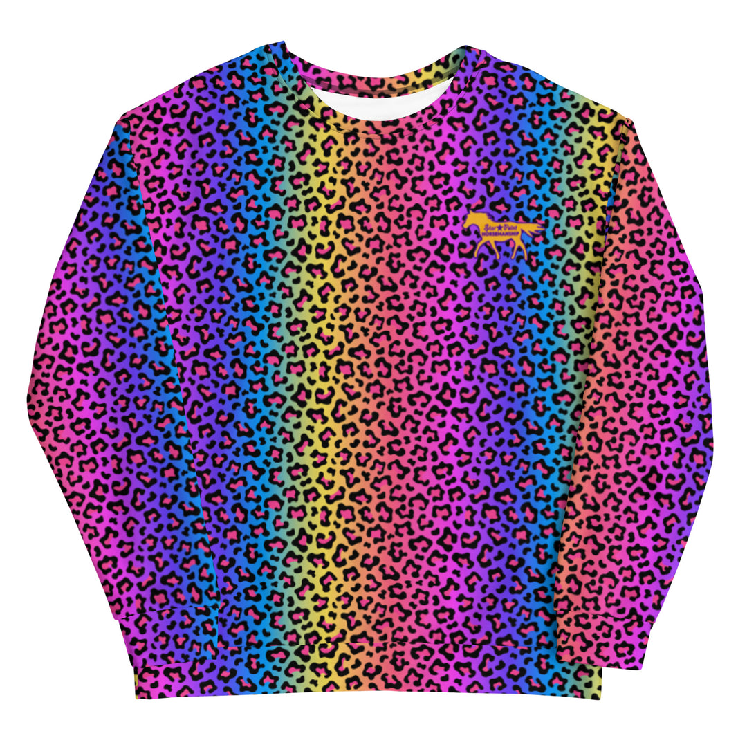 Rainbow Cheetah Sweater