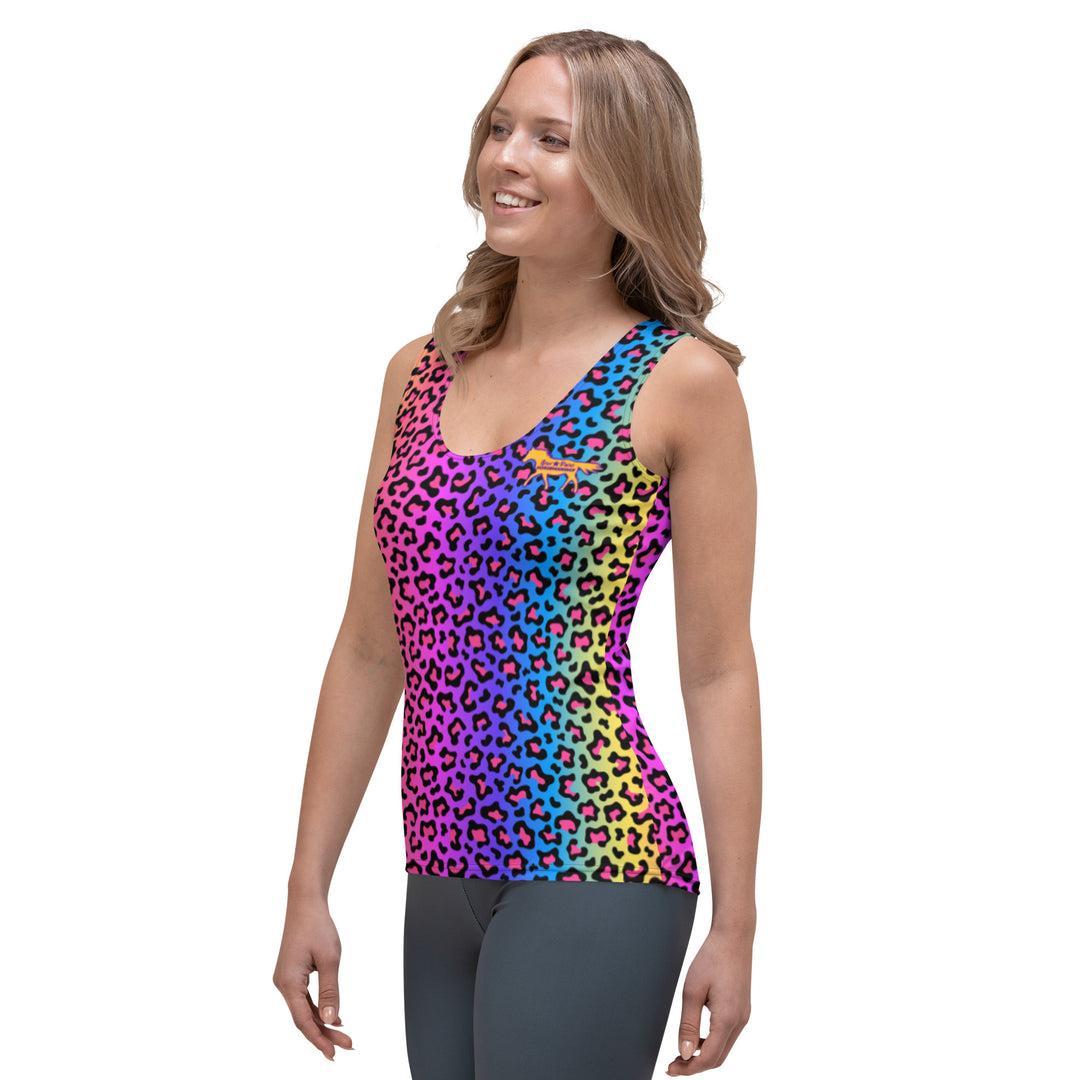 Women's Rainbow Cheetah Sports Bra – Star Point Horsemanship