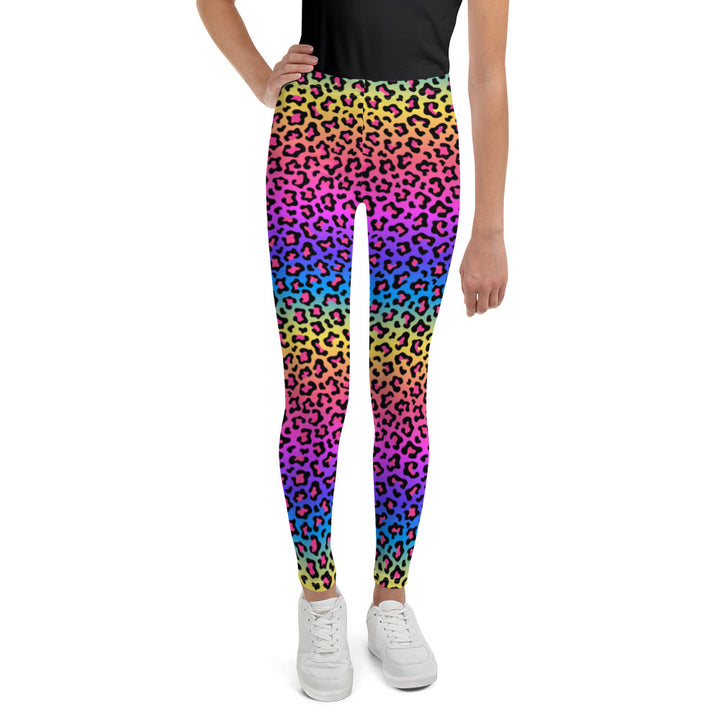 Youth Rainbow Cheetah Legging - Star Point Horsemanship