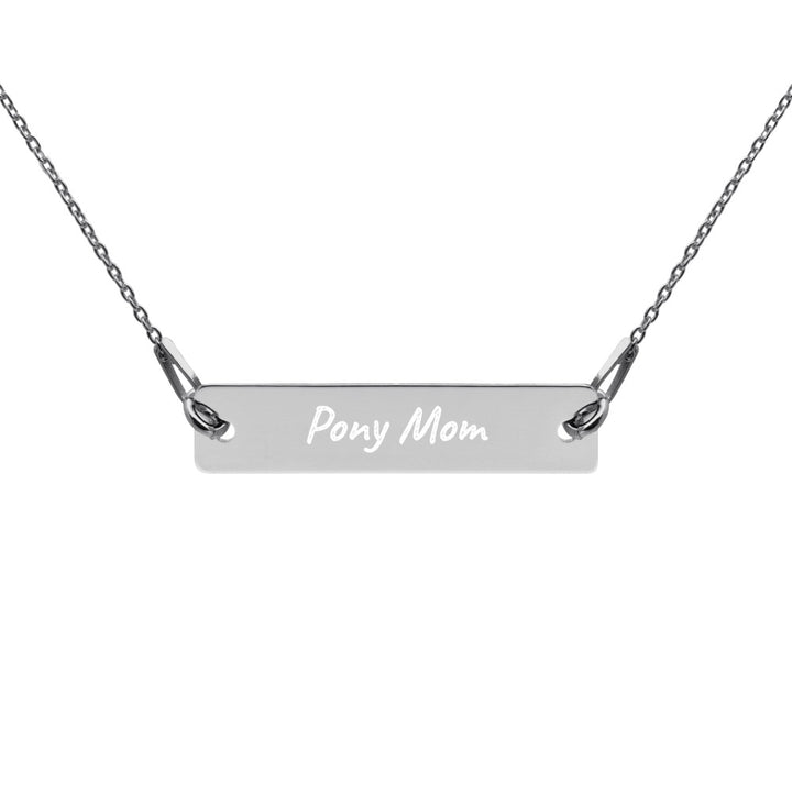 Pony Mom Engraved Necklace - Star Point Horsemanship