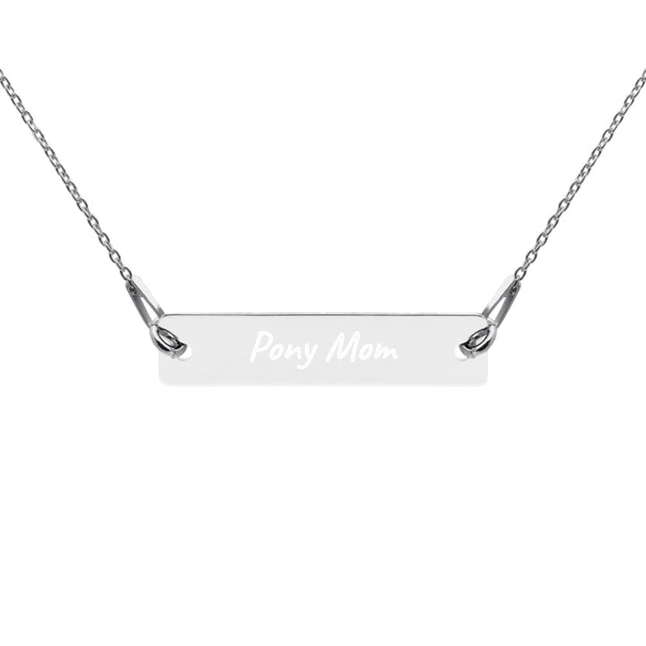 Pony Mom Engraved Necklace - Star Point Horsemanship