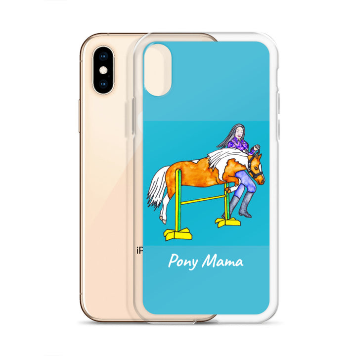 Jumping Pony Mama iPhone Case - Star Point Horsemanship