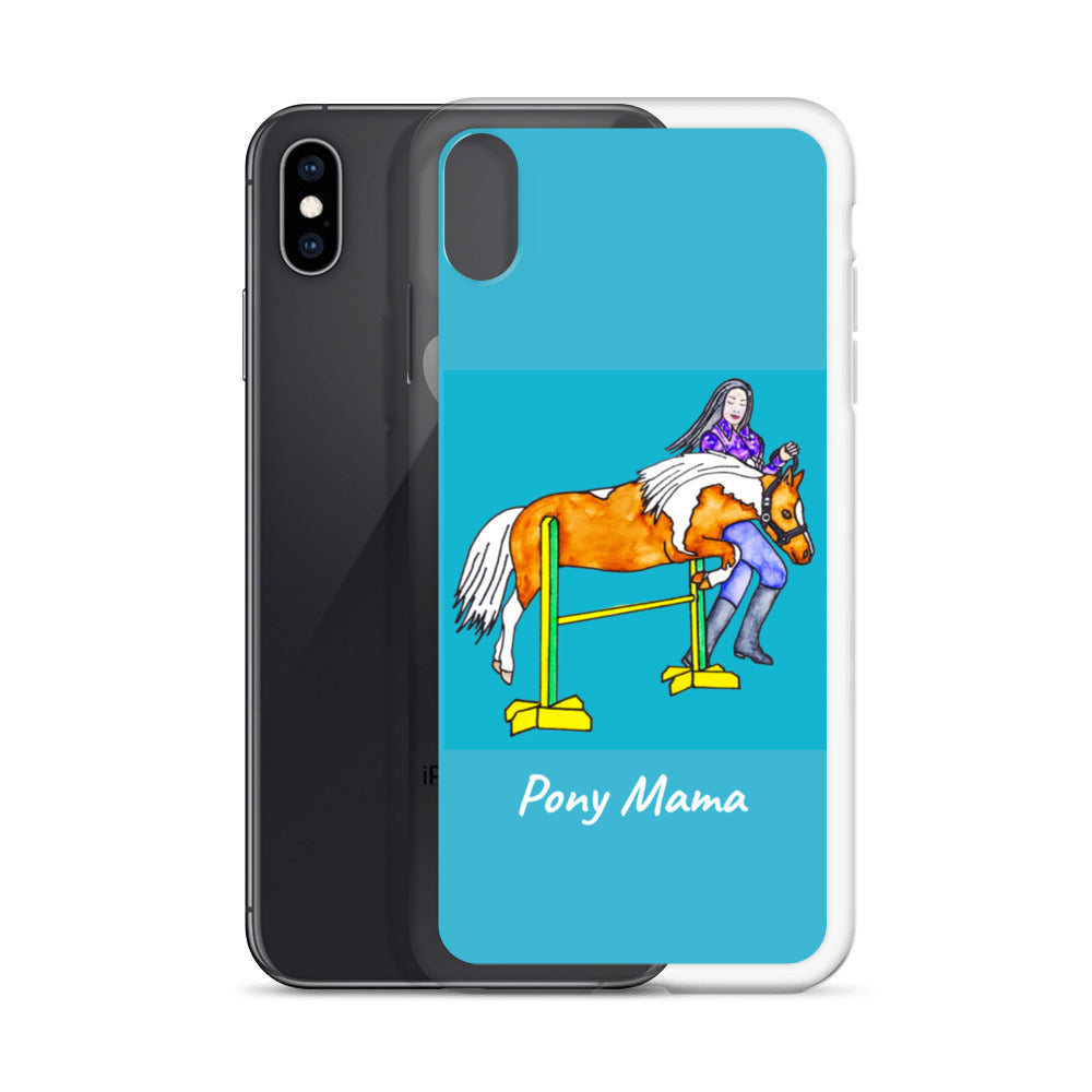 Jumping Pony Mama iPhone Case - Star Point Horsemanship
